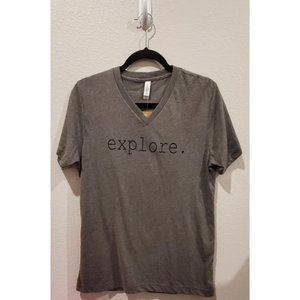 BELLA CANVAS Explore Grey T-Shirt